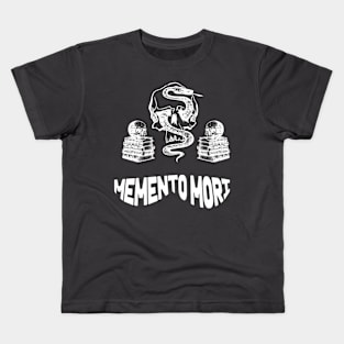 memento mori gothic skull goth outfits aesthetic gift Kids T-Shirt